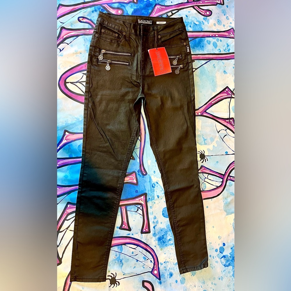 Blackcraft Pentagram, high waisted, skinny cut jeans, new with tags